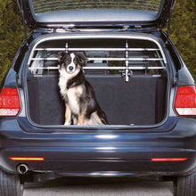 Adjustable Aluminum Grid Back Seat Pet Barrier for Dogs, 37.7 x 13, Silver