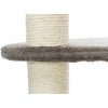 Altea Plush 3-Level 46.1" Cat Tree with Sisal Scratching Posts & Cat Toy, Gray