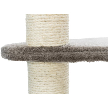 Altea Plush 3-Level 46.1" Cat Tree with Sisal Scratching Posts & Cat Toy, Gray