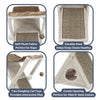 Miguel Fold & Store Plush & Sisal 25.5" Cat Tree, Hammock, Condo, Scratcher