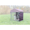 Dog Kennel Sunshade, All Weather Side Panel, Fits 2.5x2.5x3-FT Kennel, Burgundy