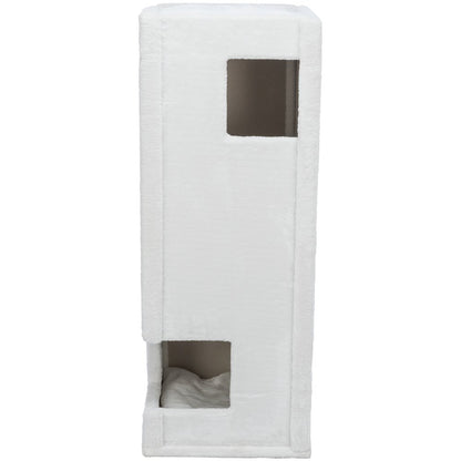Gerardo Plush & Sisal 3-Story 39.4" Cat Condo Tower with Removable Cushions