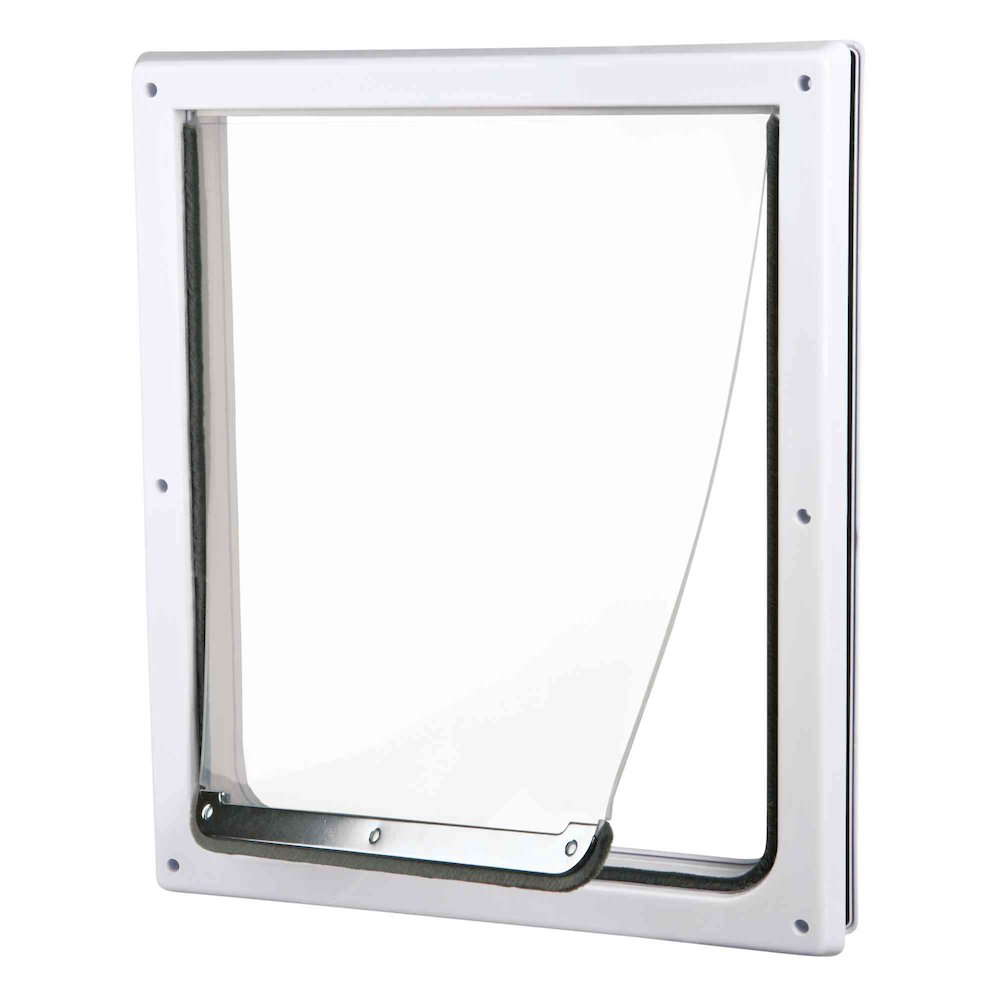 2-Way Pet Door for Doors with Lockable Panel, For Medium to Large Dogs