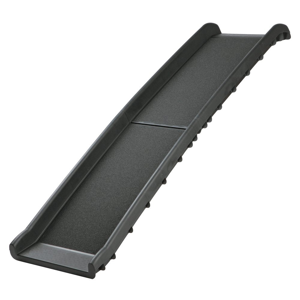 Foldable Non-Slip 62" Long Plastic Pet Ramp, Black, 200 lb Limit