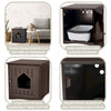 Small Cat Litter Box Enclosure Hidden Litter Indoor Cat Furniture Pet Home