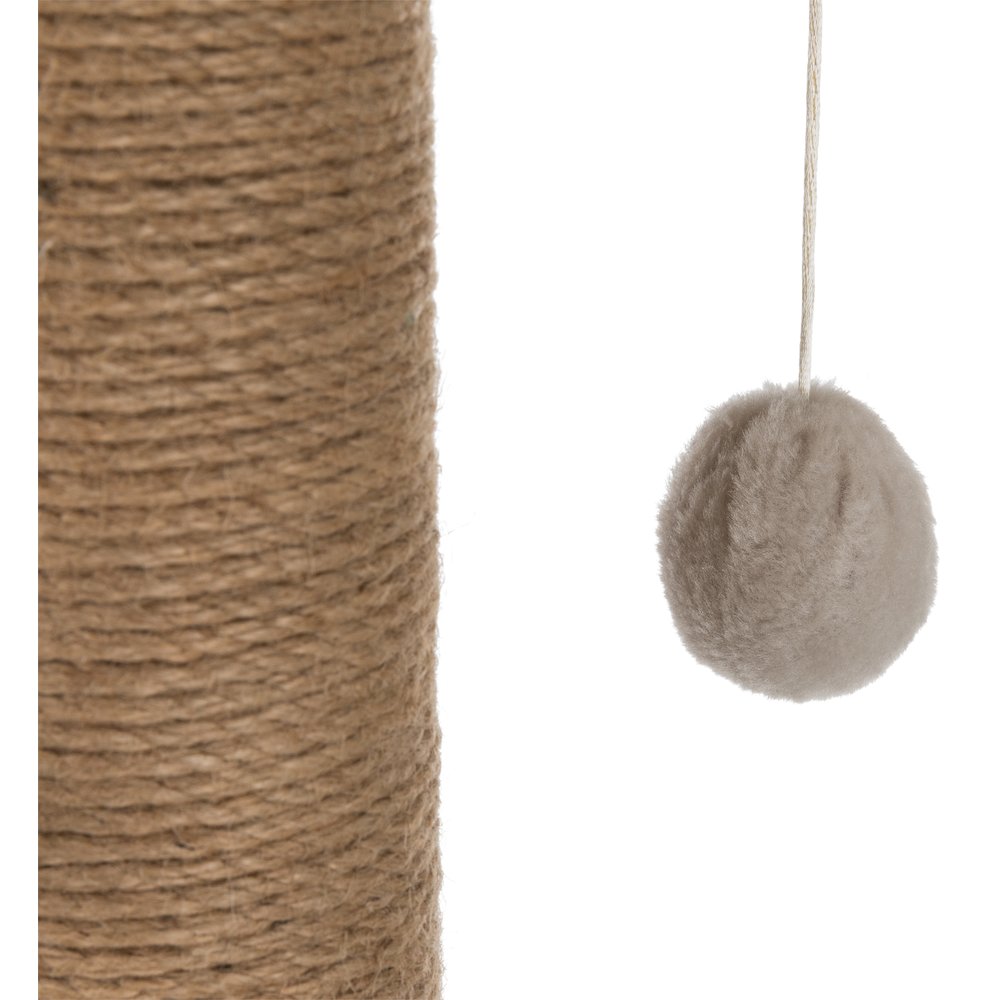 Valencia Plush & Sisal 3-Level 28" Cat Tree with Scratching Posts & Condo
