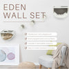 Eden Wall Mount Cat Tree Set, 2 Condos with 3 Steps, Cat Furniture