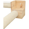 Wall Set 6 Multi-Level Wall Mounted Cat Perch System w-Corner Sisal Posts