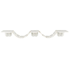 Multi-Level Wall Mounted Cat Perch with Bridge, White