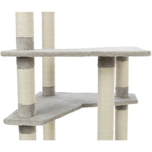 Seli Plush 4-Level 59" Cat Tree with Sisal Scratching Posts, Condo & Cat Toy