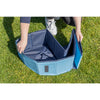 63" Outdoor Splash Pool for Dogs, Foldable Playpen, Bathtub, Blue, XX-Large
