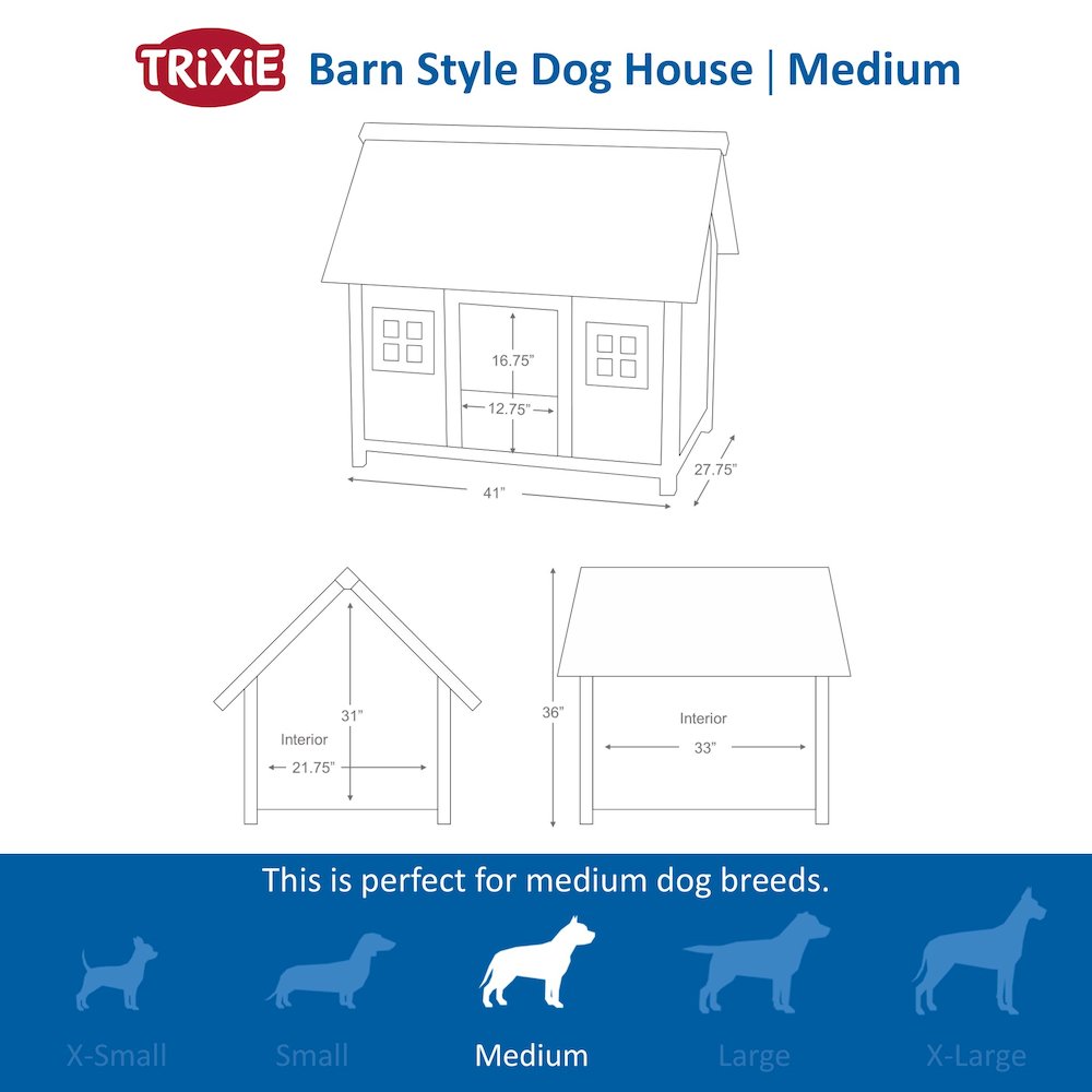 natura Barn Style Dog House, Small