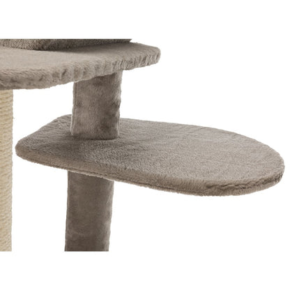 Fabiola Plush & Sisal 65" Cat Tower Scratching Posts Condo Hammocks Platforms