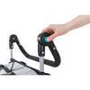 Quick-Fold Dog Bike Trailer, Carrier for Small Dogs up to 48 lbs, Gray