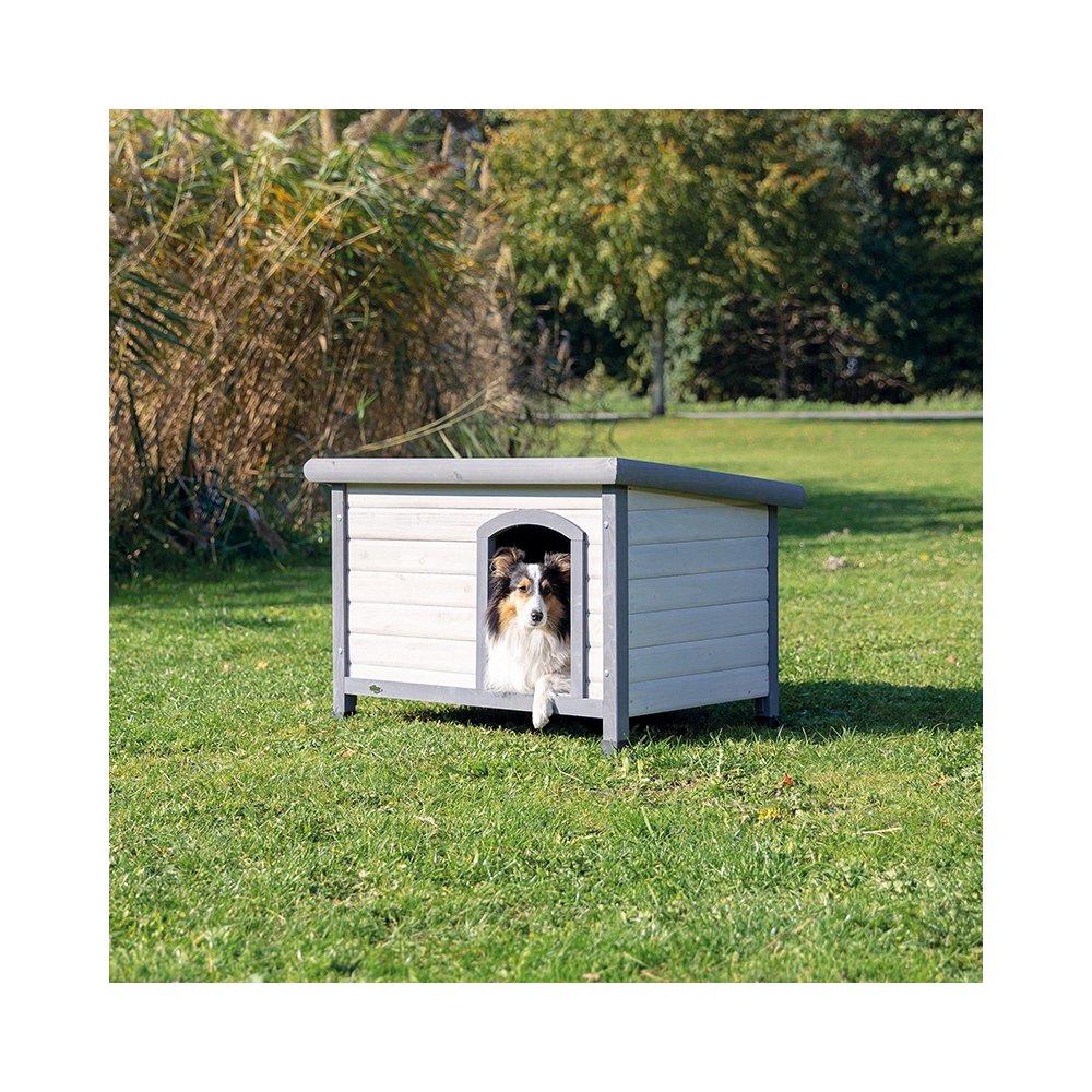 natura Classic Dog House, Small, Gray