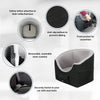 Pet Booster Seat, Travel Cat Bed, Dog Car Seat Ideal for Small Dogs and Cats