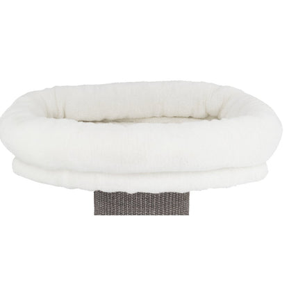 Acadia Plush & Sisal 3-Level 63" Cat Tree, Scratching Posts, Wall Brackets, Gray