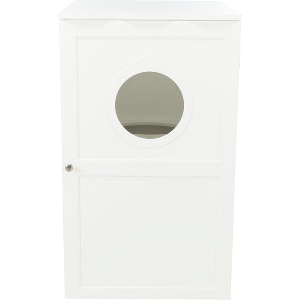 2-Story Cat Litter Box Enclosure Hidden Litter Indoor Cat Furniture Accent Table