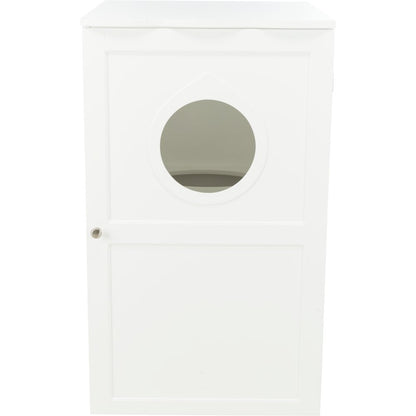 2-Story Cat Litter Box Enclosure Hidden Litter Indoor Cat Furniture Accent Table