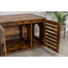 XL Farmhouse Litter Box Enclosure, Hidden Litter Box Cabinet or End Table
