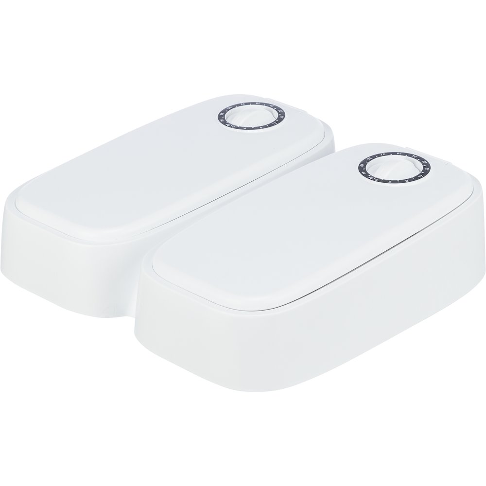 TX2 Automatic Food Dispenser, Two Timers and Bowls, 48 Hr Timer