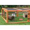 Weatherproof Outdoor Large Small Animal Cage and Run Extension w-Hinged Roof