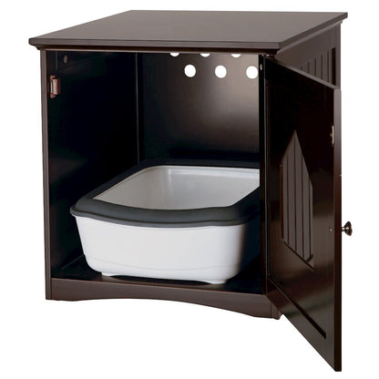 Small Cat Litter Box Enclosure Hidden Litter Indoor Cat Furniture Pet Home