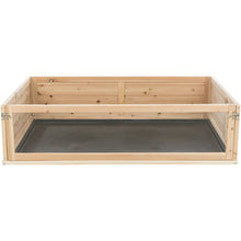 Wooden Indoor Small Animal Run with a View