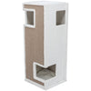 Gerardo Plush & Sisal 3-Story 39.4" Cat Condo Tower with Removable Cushions