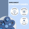 Dog Activity Flower Strategy Game, Level 3, Advanced Dog Puzzle Toy
