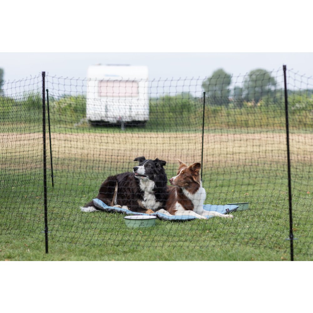 Portable Pet Fence, Mesh Dog Playpen, Outdoor Camping Fence, Easy to Transport