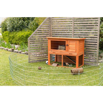 Weatherproof Outdoor 2-Story Medium Wooden Small Animal Hutch