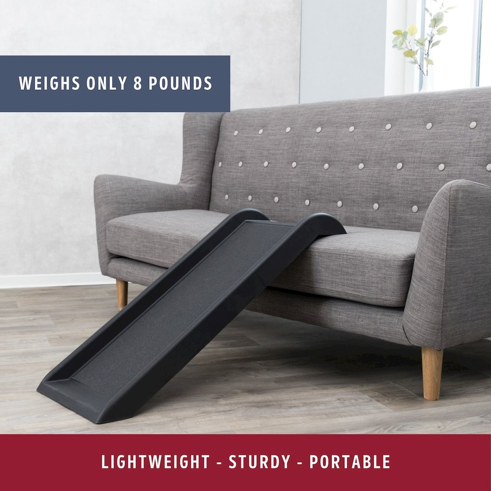 39.5" Small Pet Ramp for Dogs and Cats, Great for Small Cars and Furniture