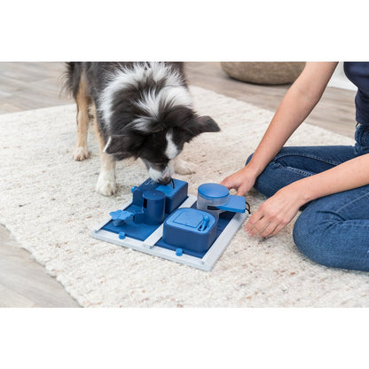 Dog Activity Poker Box 2 Strategy Game, Level 2 Dog Puzzle Toy, Treat Dispenser