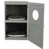 2-Story Cat Litter Box Enclosure Hidden Litter Indoor Cat Furniture Accent Table