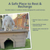 Wooden Small Animal Hideaway for Large Exercise Yards for Rabbits & Guinea Pigs