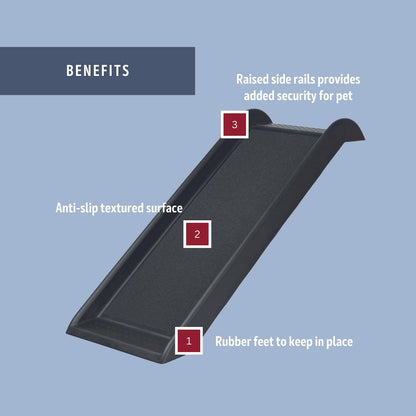 39.5" Small Pet Ramp for Dogs and Cats, Great for Small Cars and Furniture