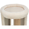 Giorgia Plush & Sisal 32" Cat Condo Tower, Scratching Posts  with Padded Bed