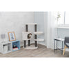Moriles Plush & Sisal 3-Level 39" Cat Tree with Scratching Posts & Condo