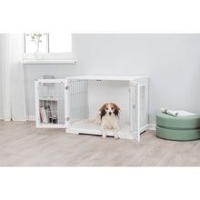 29.5" Dog Crate, Wooden Indoor Kennel Furniture for Small Dogs Up to 25 lb
