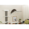 Wall Set 3 Wall Mounted Sisal Cat Perch System with 3 Scratcher Steps, Gray