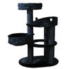 Filippo 4-Level 45" Cat Tree, Sisal Scratching Post, Plush Condo-Hammock