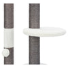 Pilar Plush & Sisal 3-Level 39.4" Cat Tower, Scratching Posts, Condo, Cat Toy