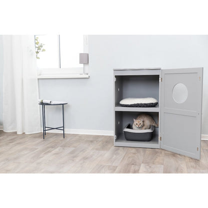 2-Story Cat Litter Box Enclosure Hidden Litter Indoor Cat Furniture Accent Table