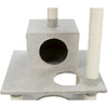 Abby Plush 4-Level 63.5" Cat Tree with Sisal Scratching Posts Condo & Cat Toy