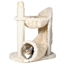 Baza Gandia Plush 26.8" Cat Tree with Sisal Scratching Post-Hammock & Tunnel