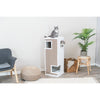 Gerardo Plush & Sisal 3-Story 39.4" Cat Condo Tower with Removable Cushions