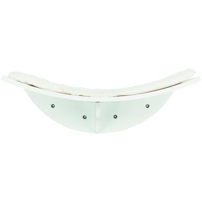 Lea Space Saving Wall Mounted Cat Perch with Soft Cushion, White