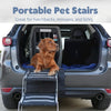 Heavy Duty Foldable 3 Step Pet Stairs, Lightweight Aluminum, Portable Pet Steps