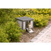 22" x 17.9" Insulated Small Cat Shelter for Cold Seasons, Elevate Cat Home, Gray